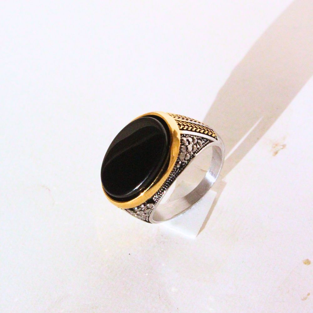 Turkish Pandora Rings - Black & Maroon