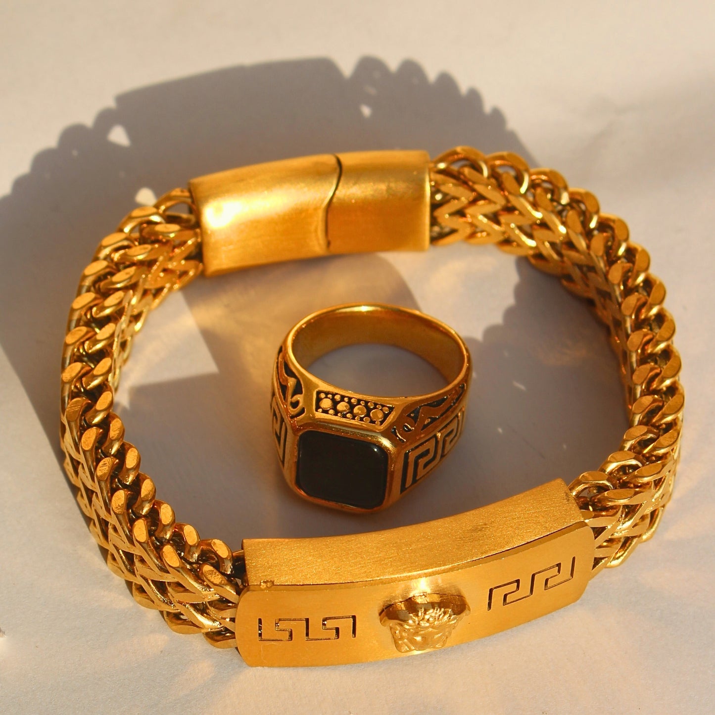 New Versace Bracelet With Versace Ring