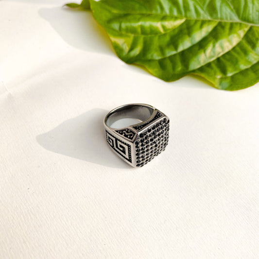 Square Crystal Ring