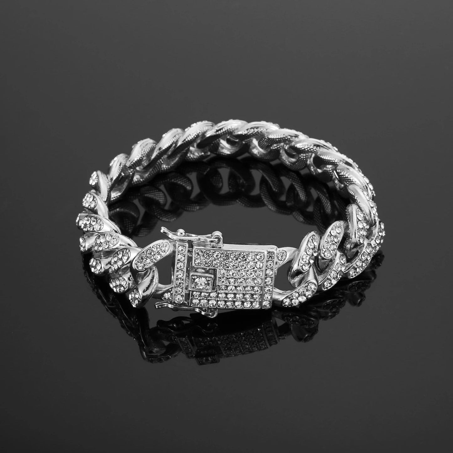 Ice Silk Silver Diamond Bracelet