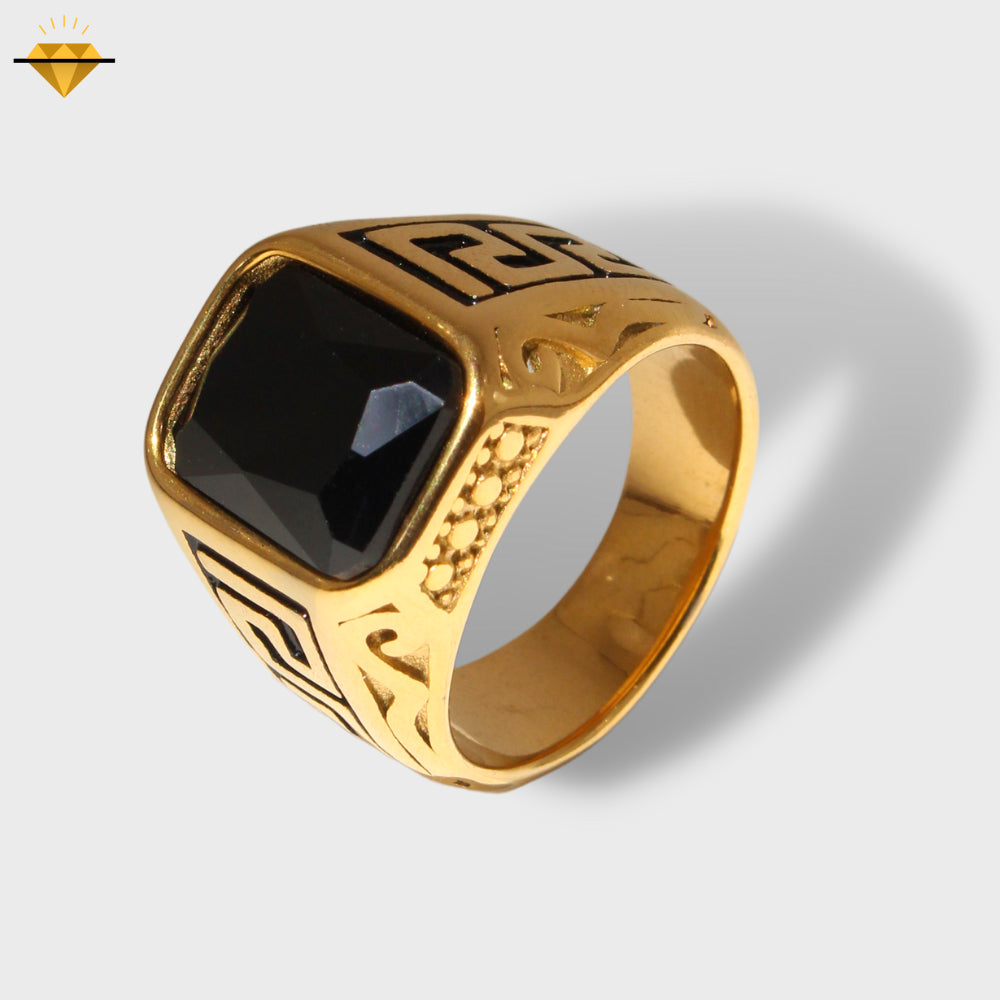 Golden Versace Design Ring