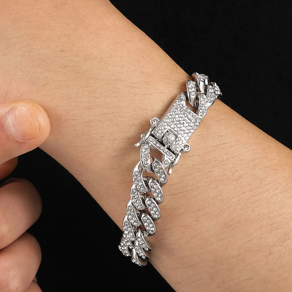 Ice Silk Silver Diamond Bracelet